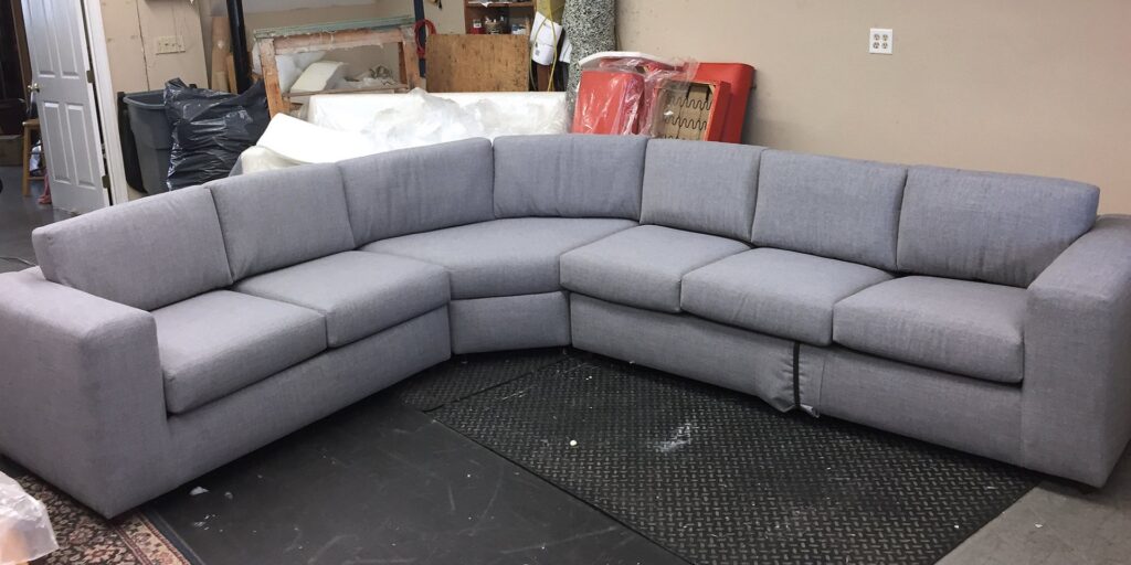 sectional sofa reupholstery